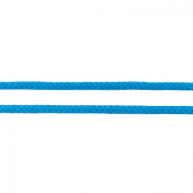 Cordoncino di cotone tessuto doppio 8mm Azzurro