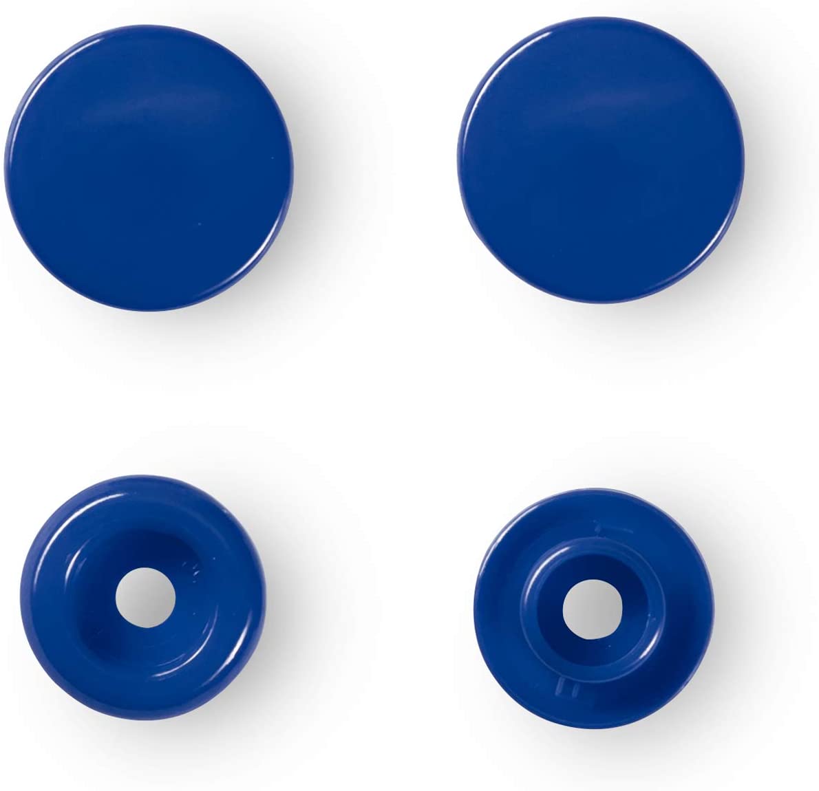 Bottoni a pressione COLOR SNAPS PRYM - Blu Royal - conf. da 30pz
