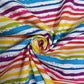 Righe multicolore - Popeline di cotone - 7,90 al metro - Oeko tex