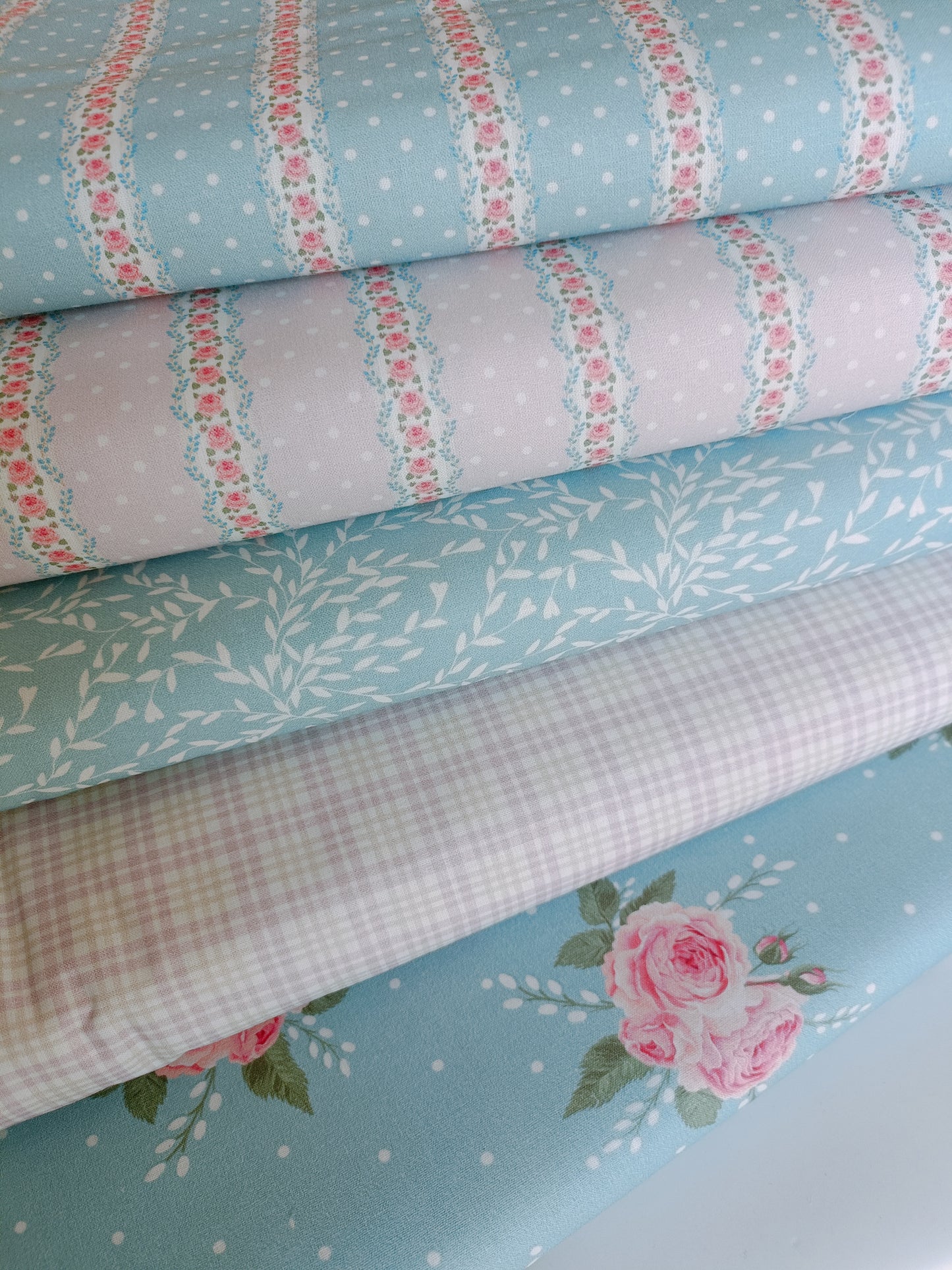 Scottish rosa - Shabby Chic - Tessuto Tela di Provenza - € 13,50 al metro