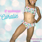 Cartamodello Costume Mare Bimba  2/13 anni - Bikini/tankini - Coralie